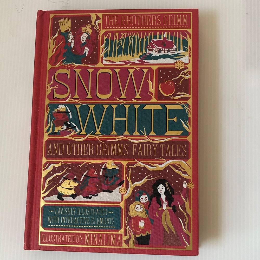 Snow White and Other Grimms' Fairy Tales Illustrated Hardcover by Minalima
